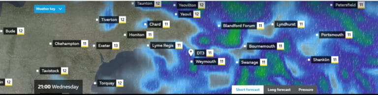 Dorset to get more torrential rain following another weather warning