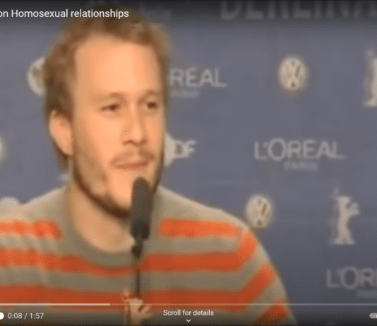 From Beyond the Grave: When Heath Ledger put an old homophobe firmly in his place