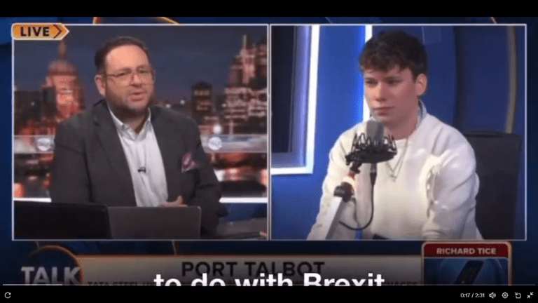 Poor old Richard Tice (leader of Reform Party) gets owned again