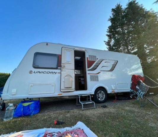 Caravan stolen from Caravan Park near Blandford