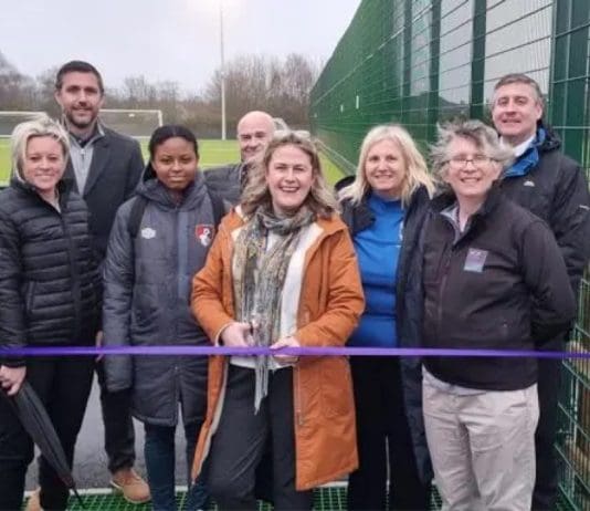 New 3G pitch officially opens at Rossmore Leisure Centre in Poole