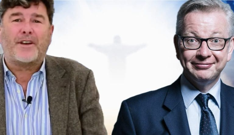 Michael Gove invites God to his racist party