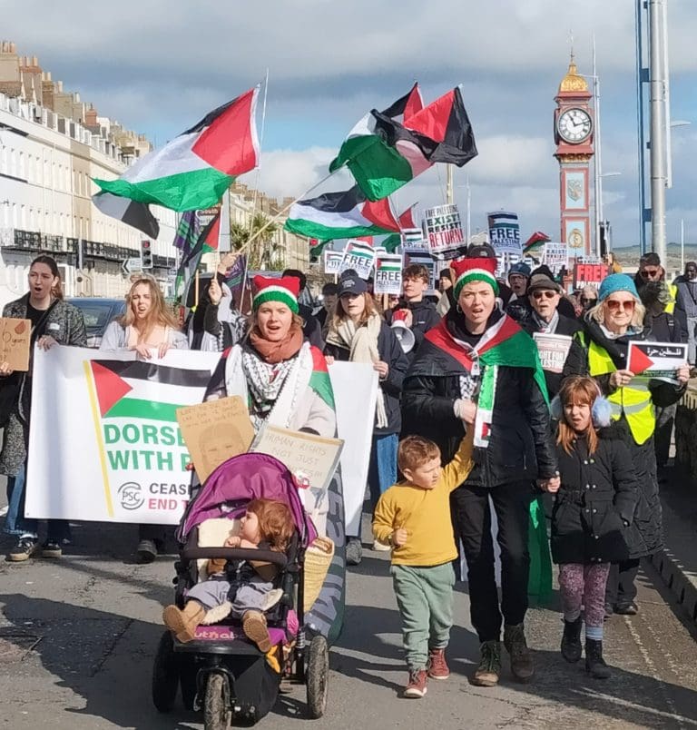 Weymouth shoppers respond positively to boycotting McDonald’s demonstration