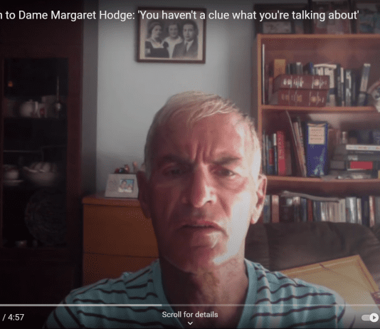 When Margaret Hodge called Jeremy Corbyn a racist, Norman Finkelstein did not mince his words