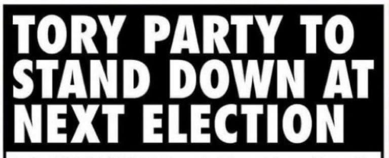 Whole Tory Party to stand down