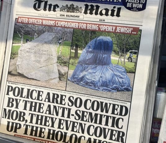 The irony of the Daily Mail. One of the most antisemitic tabloids in Europe