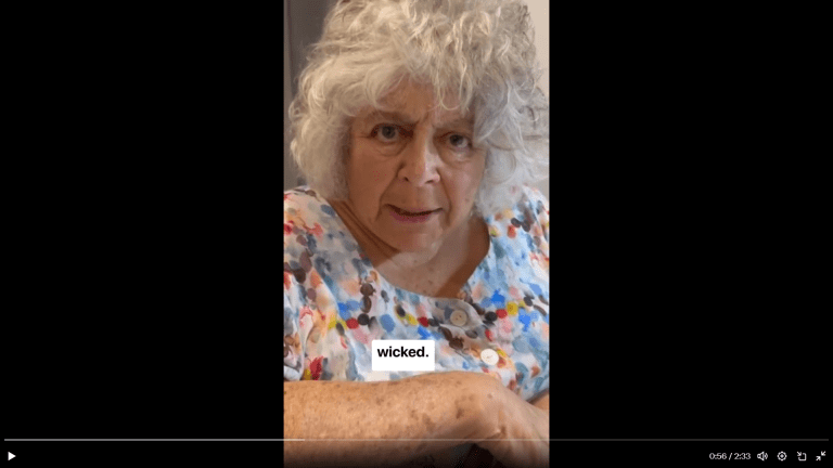 Miriam Margolyes: “Israel is a genocidal nation”
