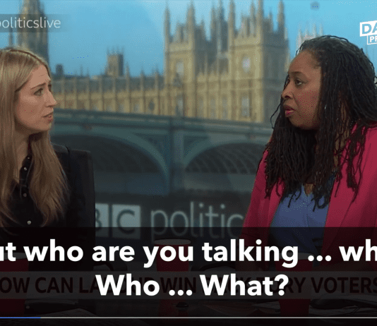 Laura Trott proudly tells a black woman what is and isn’t racist