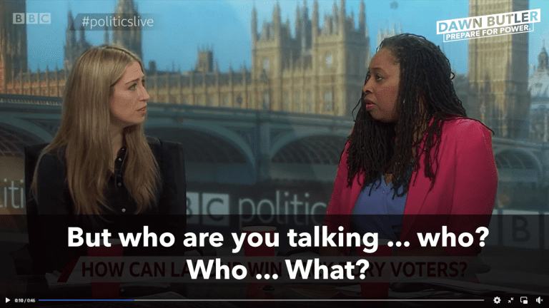 Laura Trott proudly tells a black woman what is and isn’t racist