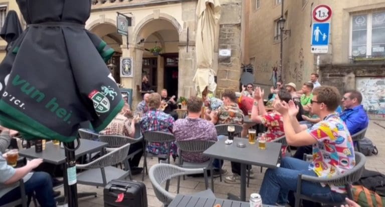 Sherborne rugby team go mad in Luxembourg