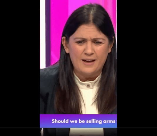 Lisa Nandy lies on Question Time