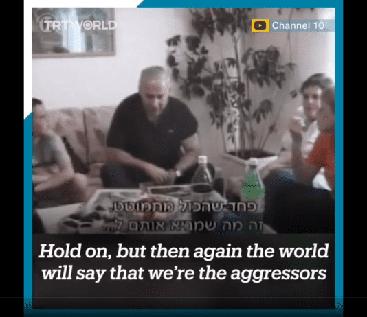 Video clip reveals Netanyahu planning Palestinian genocide in… 2001