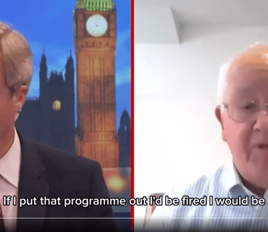 Nigel Farage proves he hates free speech and is a snide