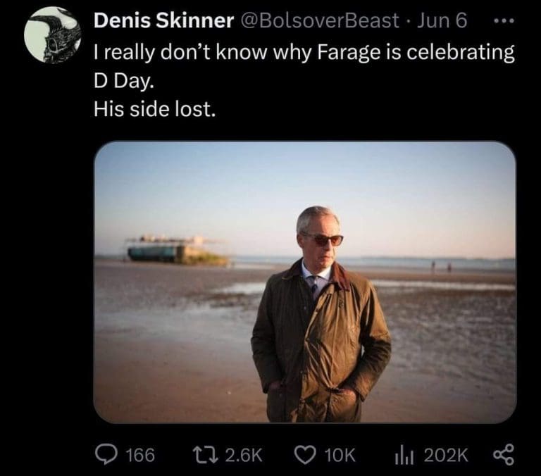 “Gas them All” claims made against Reform UK leader Nigel Farage and yet he is a corporate media darling