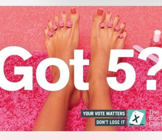 Encourage everyone to vote. Democracy demands it