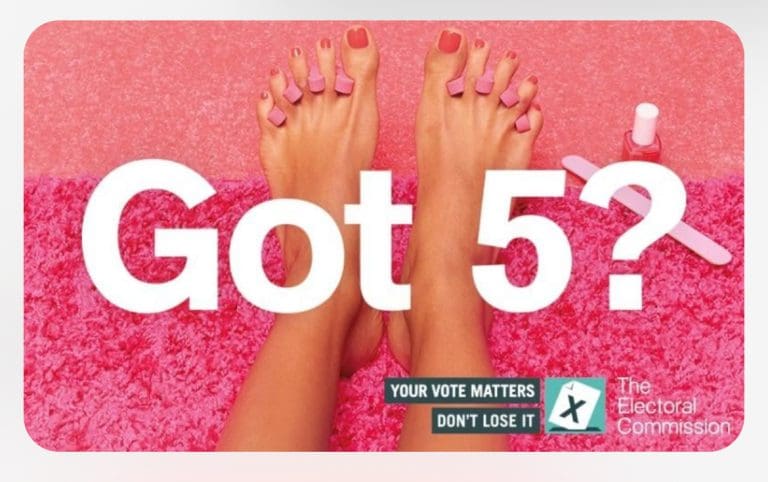 Encourage everyone to vote. Democracy demands it