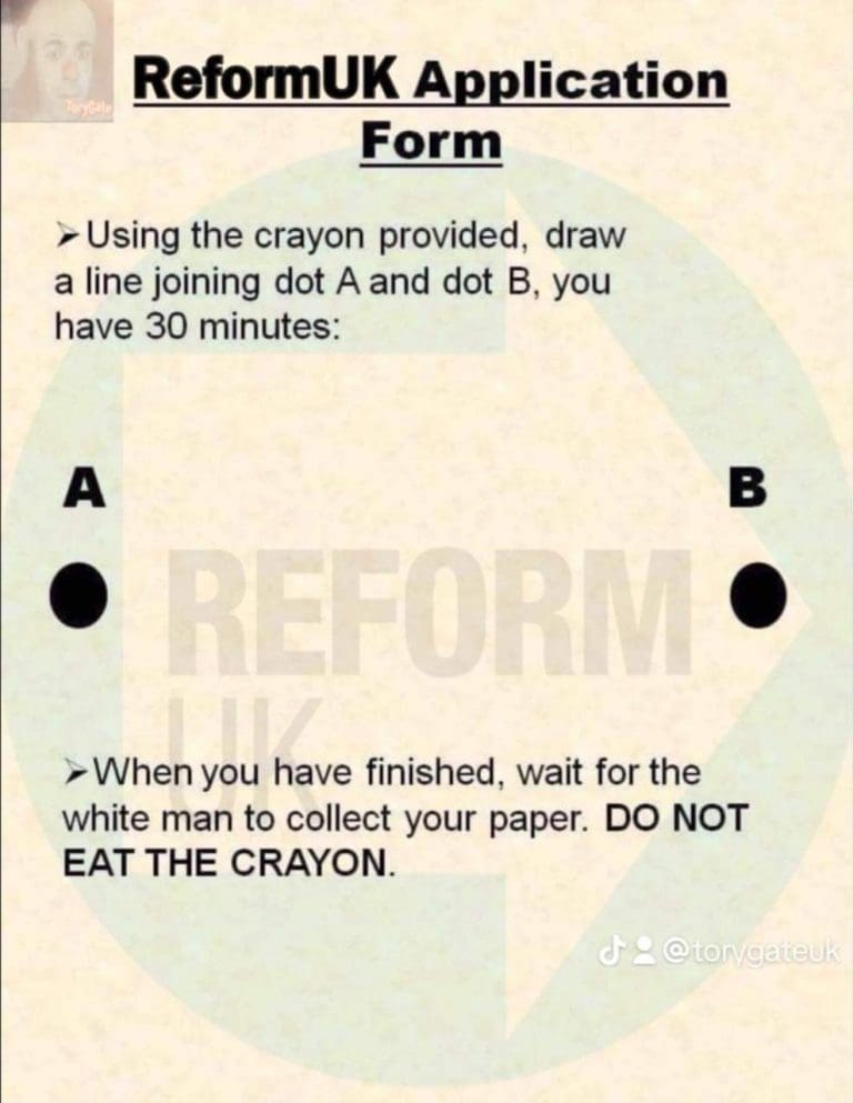 Reform UK: A Party of Two, Not Two Hundred Thousand And No Democracy In Sight
