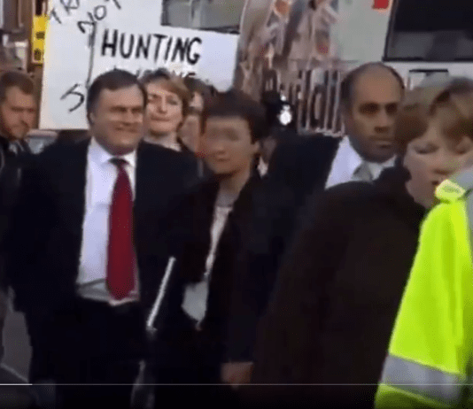 When John Prescott showed the way on how to deal with those who support fox hunting