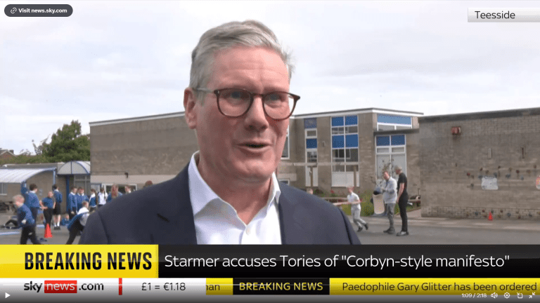 Keir Starmer admits that his Labour Party are now more right wing than the Tories