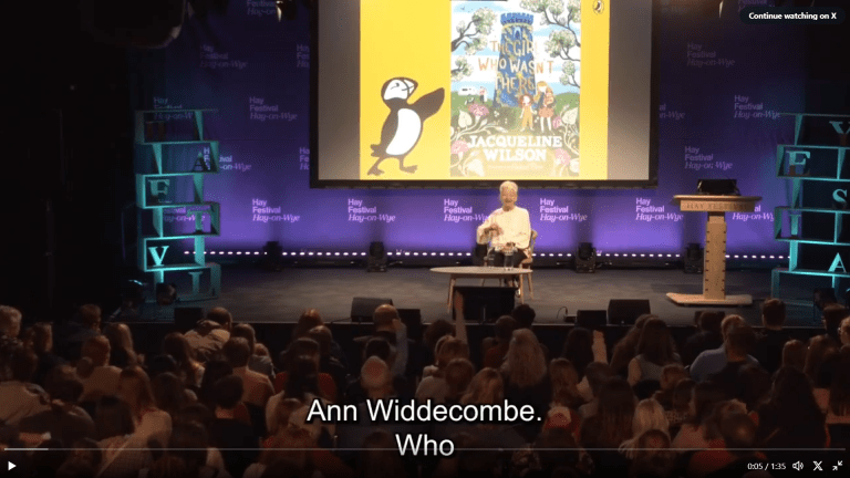 Children’s author Jacqueline Wilson explains her feud with Ann Widdecombe