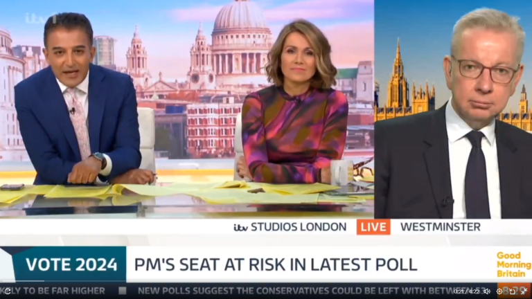 A quite wonderful destruction of Michael Gove live