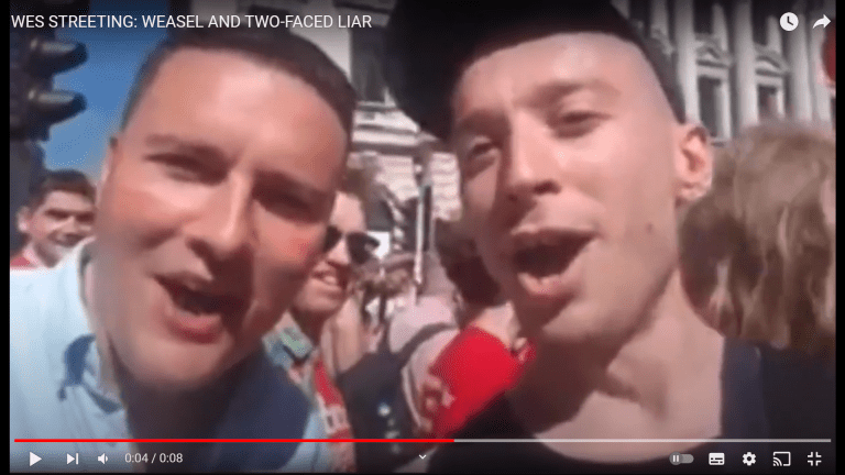 “Oh Jeremy Corbyn” eh Wes Streeting