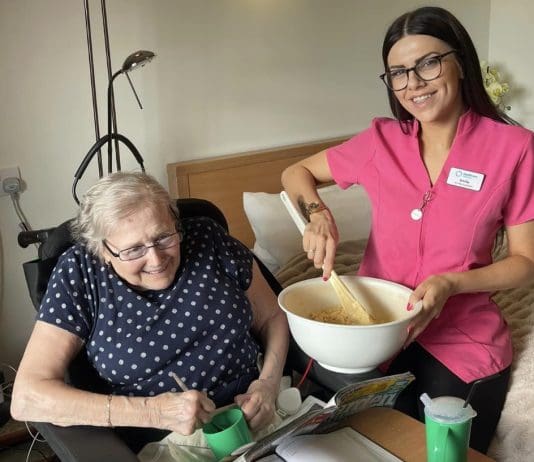 Blandford Grange resident baker recites culinary career