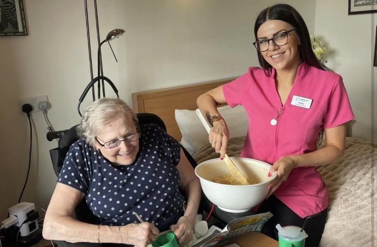 Blandford Grange resident baker recites culinary career