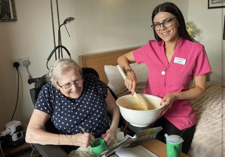 Blandford Grange resident baker recites culinary career