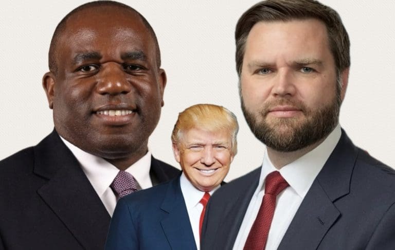 David Lammy and JD Vance agree about Donald Trump