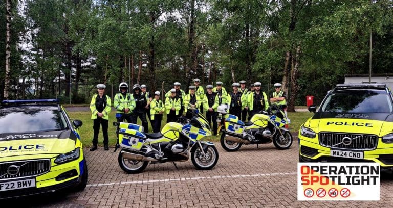 Three vehicles seized and four arrests in five hour police operation across Dorset