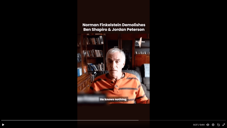 Norman Finkelstein: Ben Shapiro and Jordan Peterson make you hate men