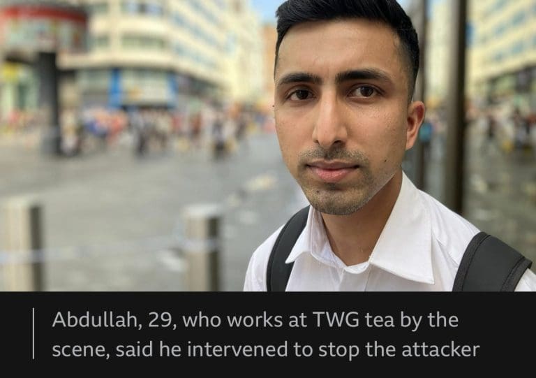 If you were being attacked by a man with a knife who would you choose to save you? Abdullah? Or three pieces of sun baked ****