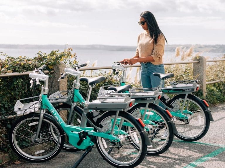 Beryl e-bike share launch in Weymouth on 20 August
