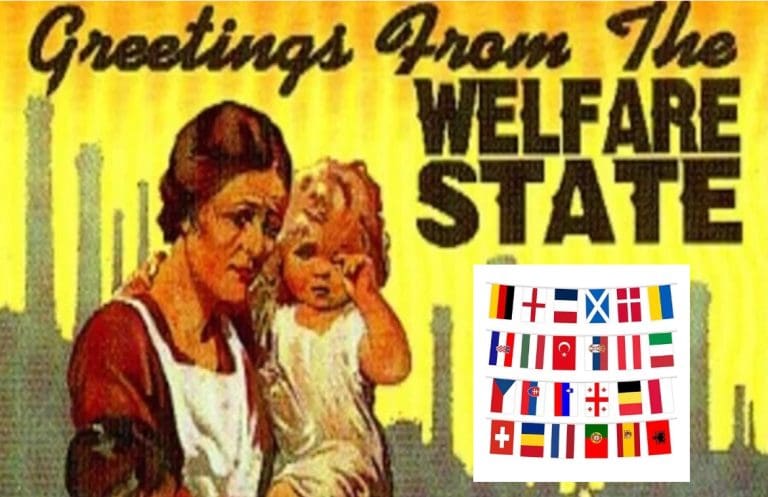 Welfare systems in Europe ranked according to GDP spending