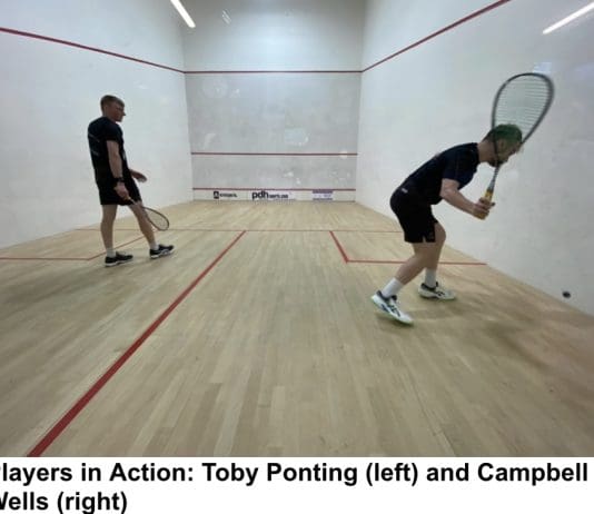 England beats Switzerland in Dorchester Squash Exhibition Match