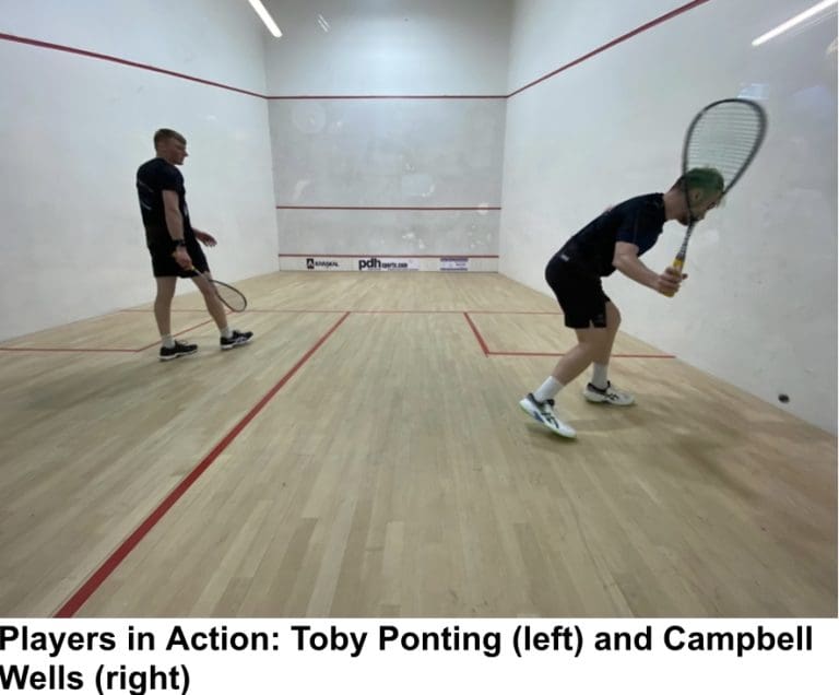 England beats Switzerland in Dorchester Squash Exhibition Match