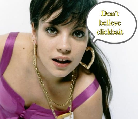 Lily Allen responds to yet more clickbait crap in the Daily Mail