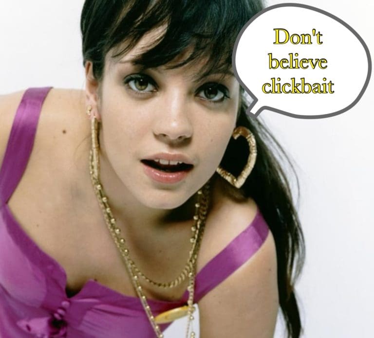 Lily Allen responds to yet more clickbait crap in the Daily Mail
