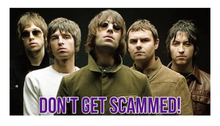 Dorset Police Warn Oasis Fans Not To Get Scammed