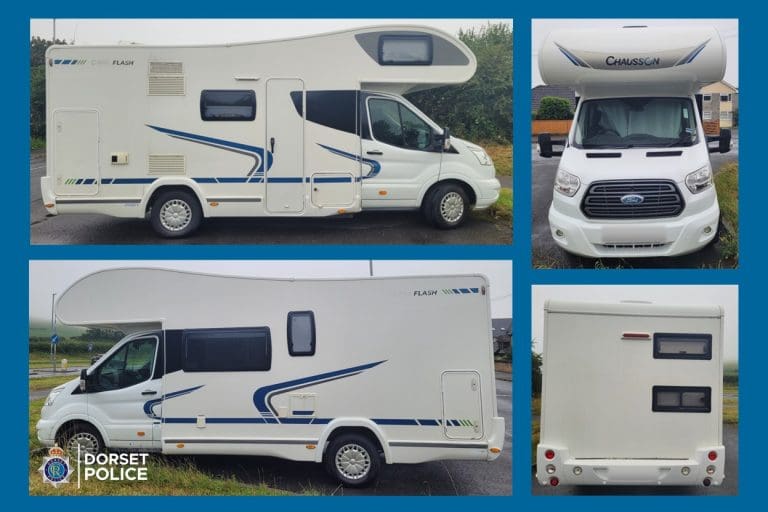 Motorhome stolen from Littlemoor Road, Weymouth, found