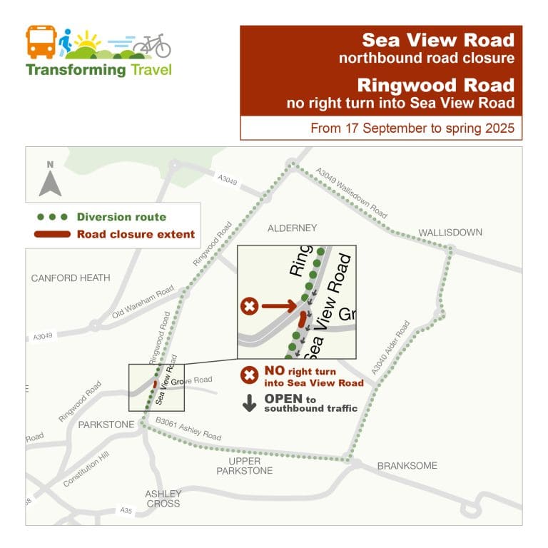 Major works begin in Poole from 2 September