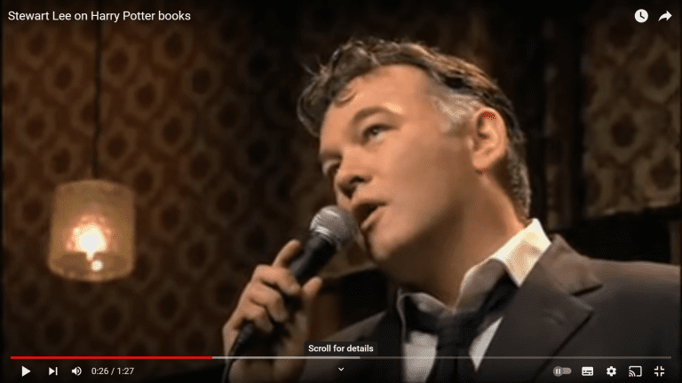 Stewart Lee sums up Harry Potter books