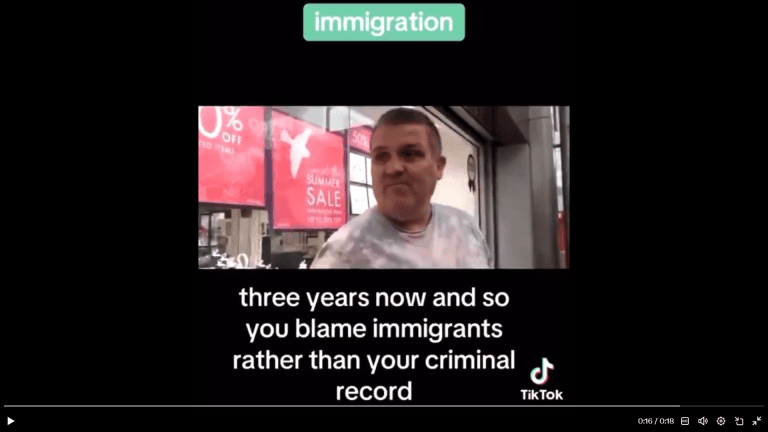 Tommy Robinson supporter blames immigrants for him not getting a job. The reason however is a lot more sinister