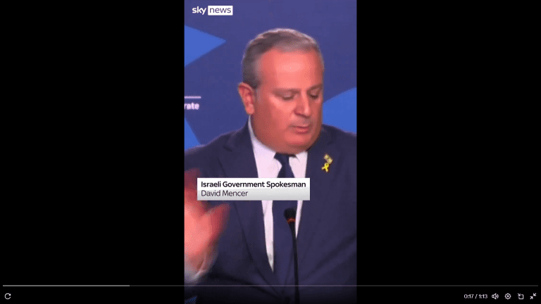 Keep calm and destroy Israeli spokesperson