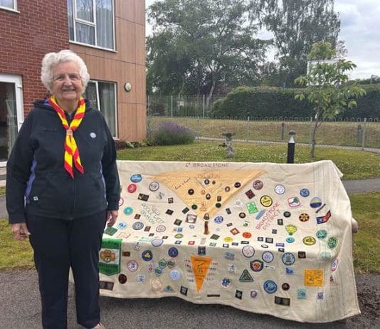 89-year-old Poole care home resident rejoins the Girl Guides