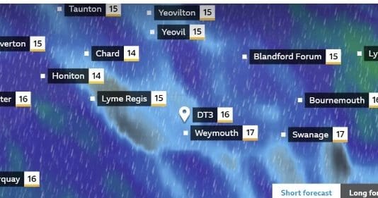 Severe weather warning issued across Dorset as heavy rain and flooding predicted