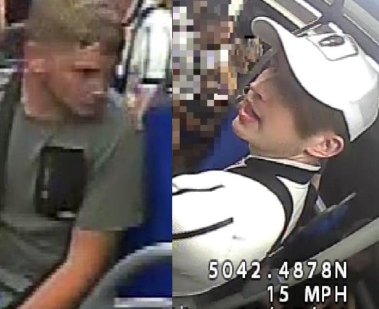 Two Males Sought Following Assaults on Bus