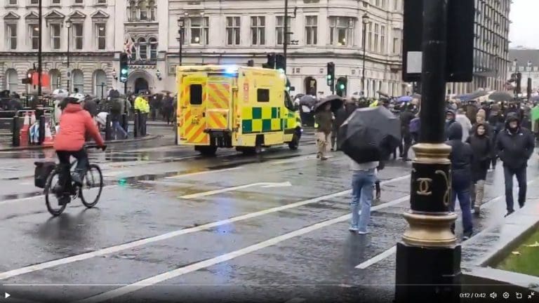 Outrage As Farmer’s And Racist’s Demonstration Prevents Emergency Vehicles Responding Quickly