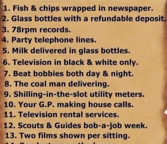 Who Remembers These Good Old Days?